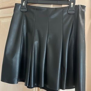 Zara pleather skirt
